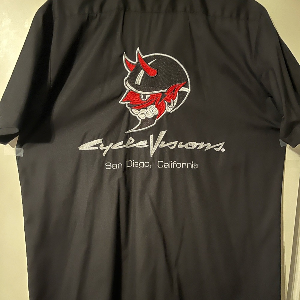 Men’s Dickies shop shirt, Cycle Visions California - XL
